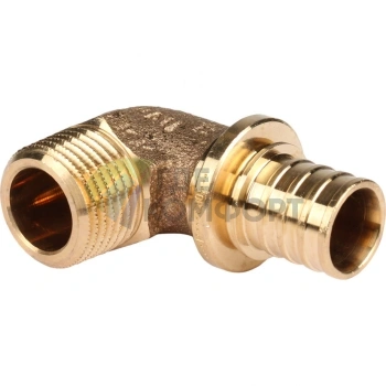 Уголок-переходник с наружной резьбой 20-R 1/2 RX+ REHAU (РЕХАУ - 14563481001) - фото 1