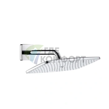Верхний душ HG Raindance Е 1jet RainAir 360x190 мм с держателем, хром (27371000) - фото 1