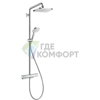 Душевая система HG Croma E 280 1jet с термостатом, хром (27630000) - фото 1
