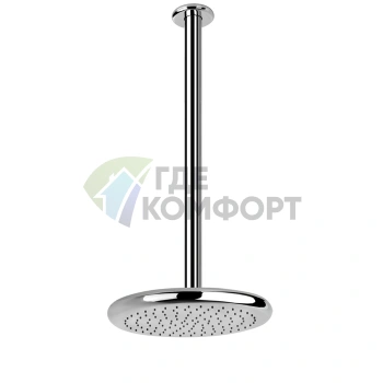 Душ верхний Goccia для потолочного монтажа Gessi, хром (Ø306 мм, высота 50-1800 мм) (33768#031) - фото 1