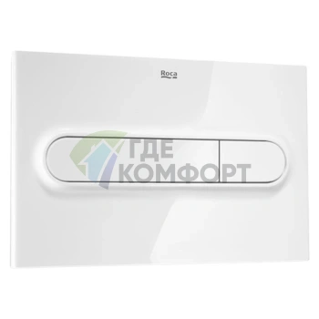 Кнопка смыва Roca PRO In-Wall PL1 белая - фото 1