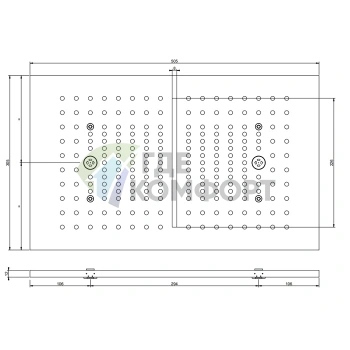 Накладная панель Gessi Afilo 300x500 Black XL для системы 57409/57411 (57010#299) - фото 2