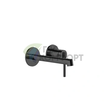 Встраиваемый смеситель Gessi Ingranaggio с изливом (Black XL) (63581#299) - фото 1