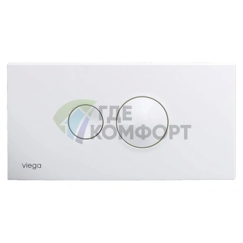 Кнопка смыва Viega Visign for Style 10 596316 белая