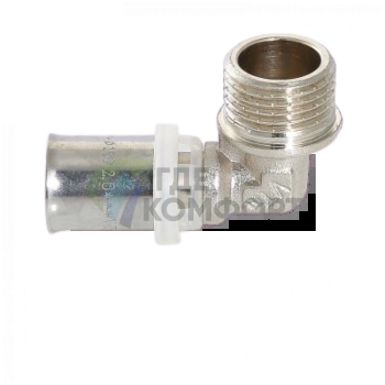 Угольник пресс с наружной резьбой 16х3/4 Valtec - фото 4