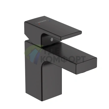 Смеситель для раковины Hansgrohe Vernis Shape 70, матовый черный (71560670) - фото 1