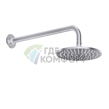 GESSI INCISO настенная шарнирная душевая головка 200 мм, цвет Finox Brushed Nickel (58148#149) - фото 1