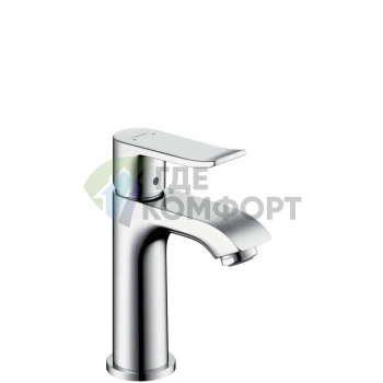 Смеситель для раковины Hansgrohe Metris с донным клапаном, хром (31088000) - фото 1