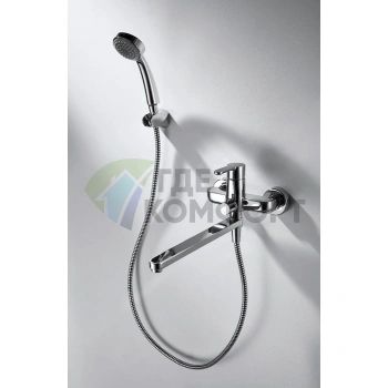 Универсальный смеситель Bravat Stream F63783C-LB для кухни - фото 3