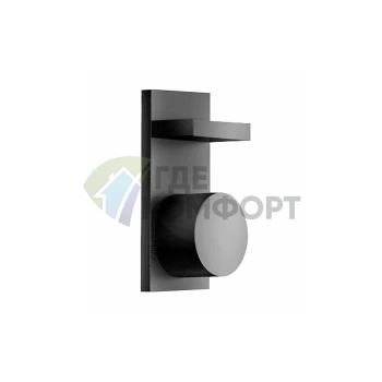 Смеситель для душа Fantini AK/25 встраиваемый, на 2 выхода, цвет Matt Gun Metal (48 P5 T085B) - фото 1