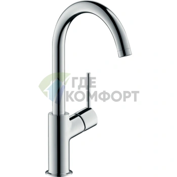 Смеситель для раковины Hansgrohe Talis с донным клапаном Push-Open — хром (32082000) - фото 1