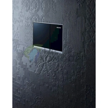 Кнопка смыва Geberit Sigma 60 115.640.SJ.1 в черном стекле - фото 2