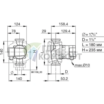 Циркуляционный насос Biral AX 12-1 - фото 4