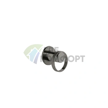Встраиваемый однорычажный смеситель Gessi Anello на 1 выход в цвете Black Metal Brushed PVD (63409#707) - фото 1