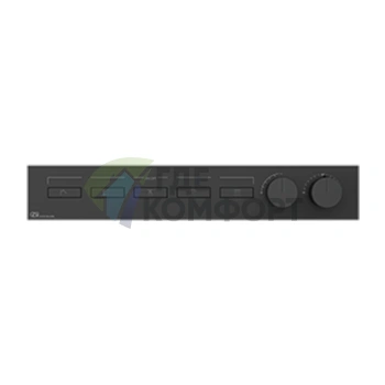 Термостат для душа Gessi Hi-Fi Black Metal Brushed PVD с подключением до 5 источников (63018#707) - фото 1