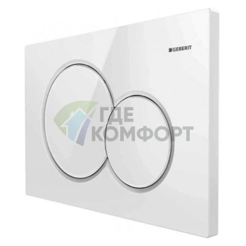 Кнопка смыва Geberit Sigma 01 115.770.11.5 белая - фото 2