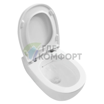 Подвесной унитаз Globo 4all MDS03.BI безободковый (MDS03.BI) - фото 2
