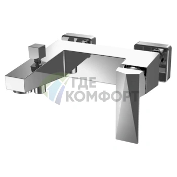 Смеситель Bravat Iceberg F676110C-01 для ванны с душем: стиль и надежность для вашей ванной комнаты - фото 1