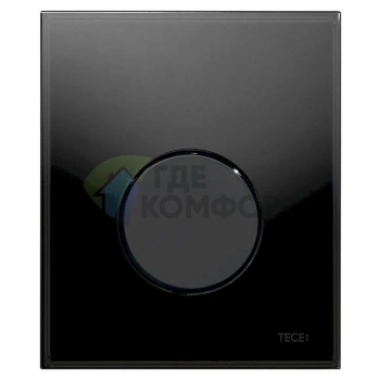 Кнопка смыва для писсуара TECE Loop Urinal 9242657 черная - фото 1