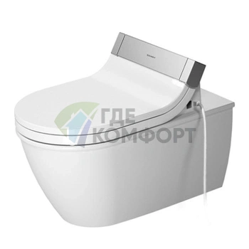 Унитаз подвесной Duravit Darling New с вертикальным смывом и системой крепления Durafix (2544090000) - фото 1