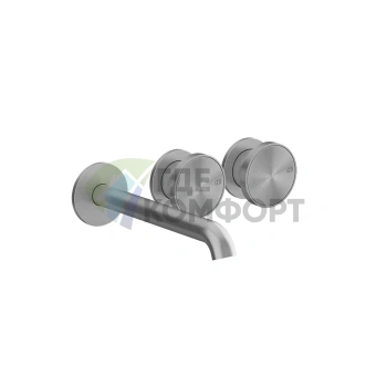 GESSI Origini Встраиваемый смеситель для раковины на 3 отверстия, хром (66090#031)
