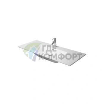 Раковина Duravit ME by Starck для мебели 123×49 см Белый (2336120000) - фото 1