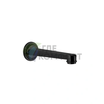 Настенный излив для ванны GESSI VENTI20, 20.9 см, цвет Black XL (65103#299) - фото 1