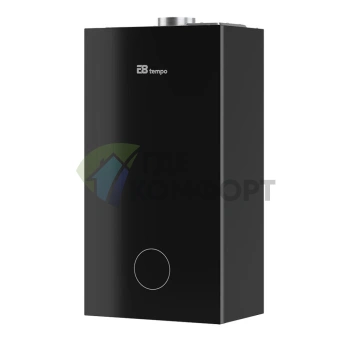 Настенный газовый котел E8 tempo GHC24V (черная стеклянная панель) - фото 1
