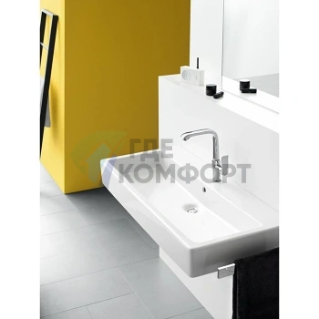 Смеситель для раковины Hansgrohe Metris с поворотным изливом 155 мм и донным клапаном, хром (31087000) - фото 1