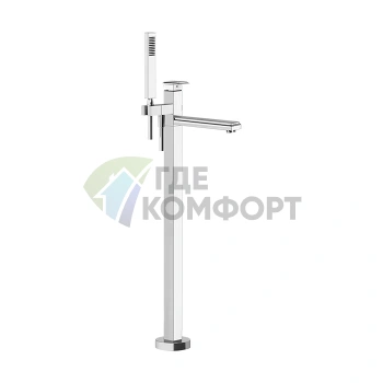 Напольный смеситель для ванны Gessi Eleganza в цвете хром (46131#031) - фото 1