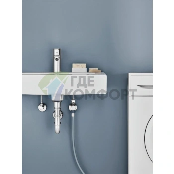 Вентиль Grohe 22051000: Арматура для сливного бачка с уплотнительным кольцом и защитным колпачком - фото 2