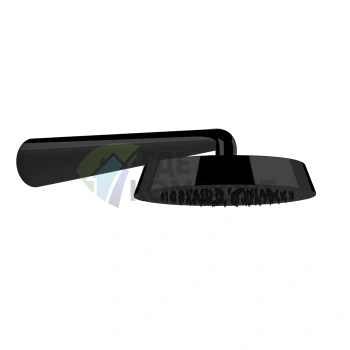 Душевая головка Gessi Cono Black XL: Шарнирная настенная с защитой от накипи (45151#299) - фото 1