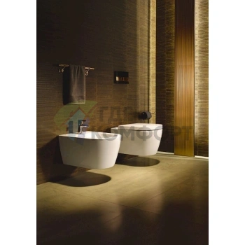 Подвесной унитаз Duravit ME by Starck с инсталляцией (2528090000) - фото 4