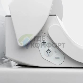 Подвесной унитаз Geberit AquaClean Tuma Comfort с панелью из белого стекла - фото 4