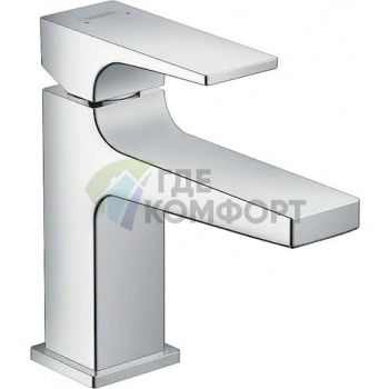 Смеситель для раковины Hansgrohe Metropol с донным клапаном Push-Open - фото 1