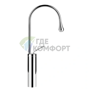 Высокий смеситель Gessi Goccia для раковины, хром (33809#031) - фото 1