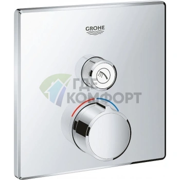 Смеситель для душа Grohe Grohtherm SmartControl 29147000 — интеллектуальный контроль температуры