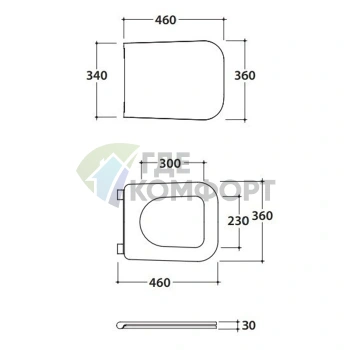 Сиденье для унитаза GLOBO Stone 52 см с микролифтом (белое) STS03/ST004/STS05/ST002 (ST022.BI/cr) - фото 2