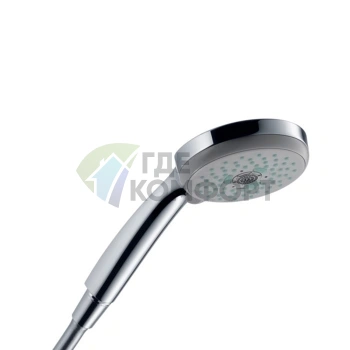 Ручной душ HG Croma 100 Multi с 3 режимами: Rain, MonoRain, массажный, G1/2, хром (28536000) - фото 1