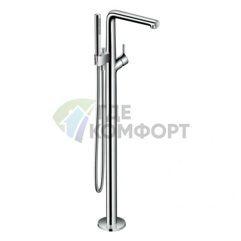 Напольный смеситель для ванны Hansgrohe Talis S с ручным душем 2jet (72412000) - фото 1