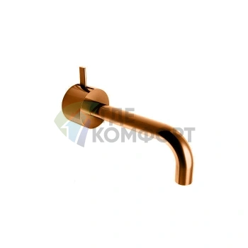 Смеситель для раковины Fantini AF/21 встраиваемый, цвет Matt Copper PVD (27 P9 A513B) - фото 1