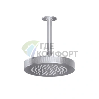 GESSI INCISO: Шарнирная потолочная душевая головка 218 мм в цвете Finox (58186#149) - фото 1