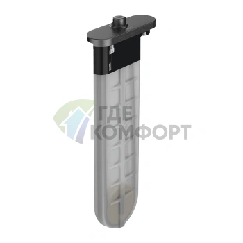 Hansgrohe sBox для ванны с овальной розеткой в шлифованном черном хроме (28020340) - фото 1