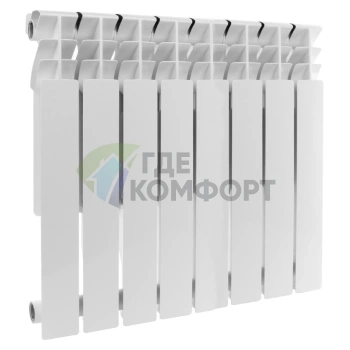 Радиатор алюминиевый Rommer Plus 500 8 секций