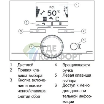 Газовый настенный двухконтурный котел Vaillant turboTEC plus VUW 202/5-5 20 кВт - фото 4