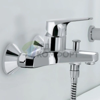 Смеситель Grohe для ванны с душем и термостатом - фото 2