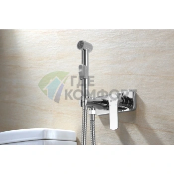 Встраиваемый смеситель Lemark Plus Grace LM1519C с гигиеническим душем - фото 2
