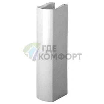 Белый пьедестал DURAVIT Happy D2 для раковин 231660-231680 (858270000) - фото 1