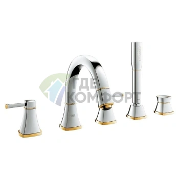 Смеситель для ванны Grohe Grandera 19919IG0 с установкой на борт