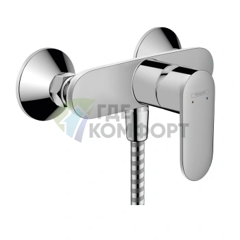 Смеситель для душа Hansgrohe Vernis Blend однорычажный настенный хром (71640000) - фото 1